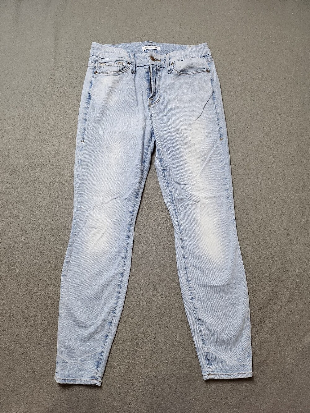 Good American Good Legs High Rise Skinny Jeans Size 2/26 Light Wash